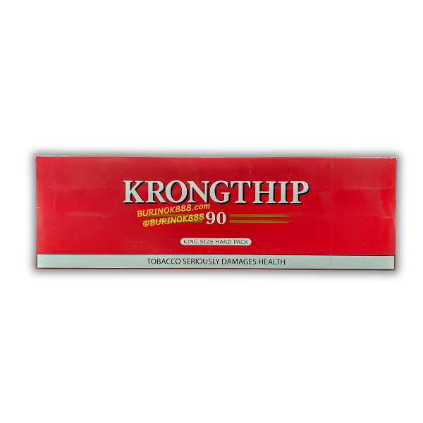 กรองทิพย์90 Krongthip90 แดง ซองแข็ง ตัวส่งออก